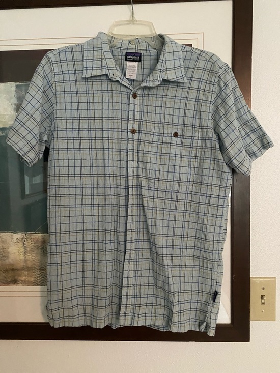 Patagonia Other - Patagonia Light Blue Plaid Short-Sleeve Button-Down Shirt